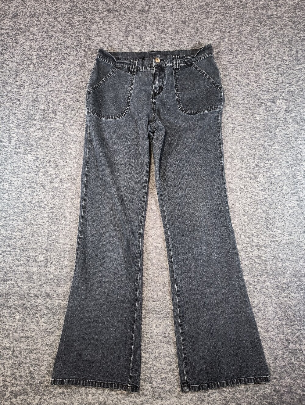 Ellemenno mid rise flare leg jeans, women's/juniors size 9
